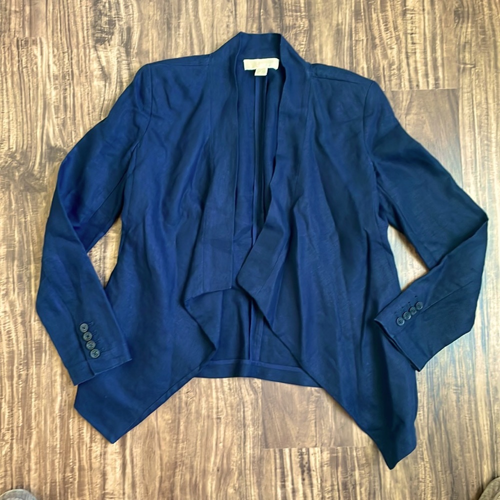 Michael Kors  asymmetrical Linen blazer